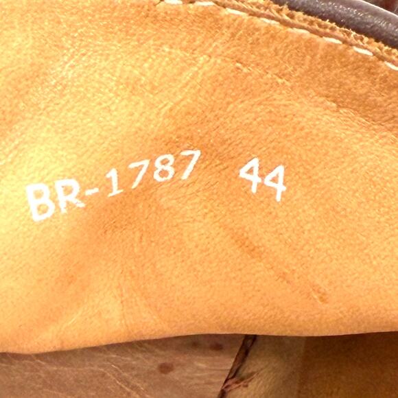 Elanroman Brown Leather Preppy Tassel Loafers main image 12